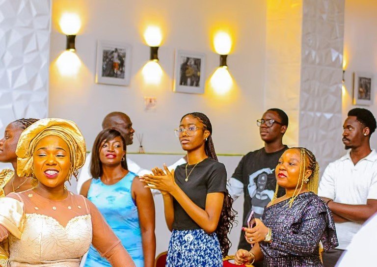 Ministering at Rig Church Lagos